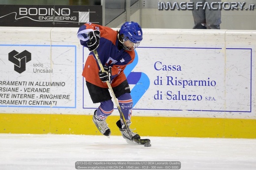 2013-02-02 Valpellice-Hockey Milano Rossoblu U12 0834 Leonardo Quadrio